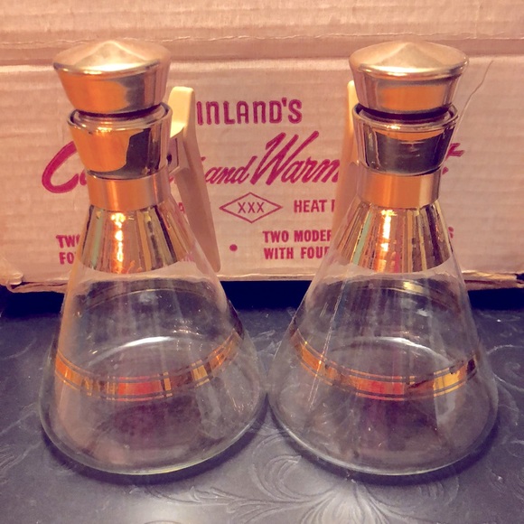 Inland's Carafette and Warmer Set with original box, Candles not included. - Picture 11 of 16